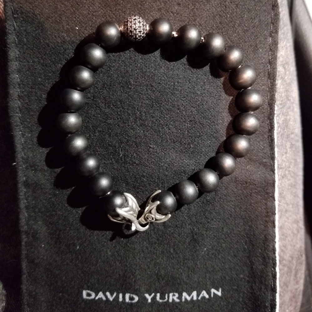 david yurman black spiritual onyx diamond beads